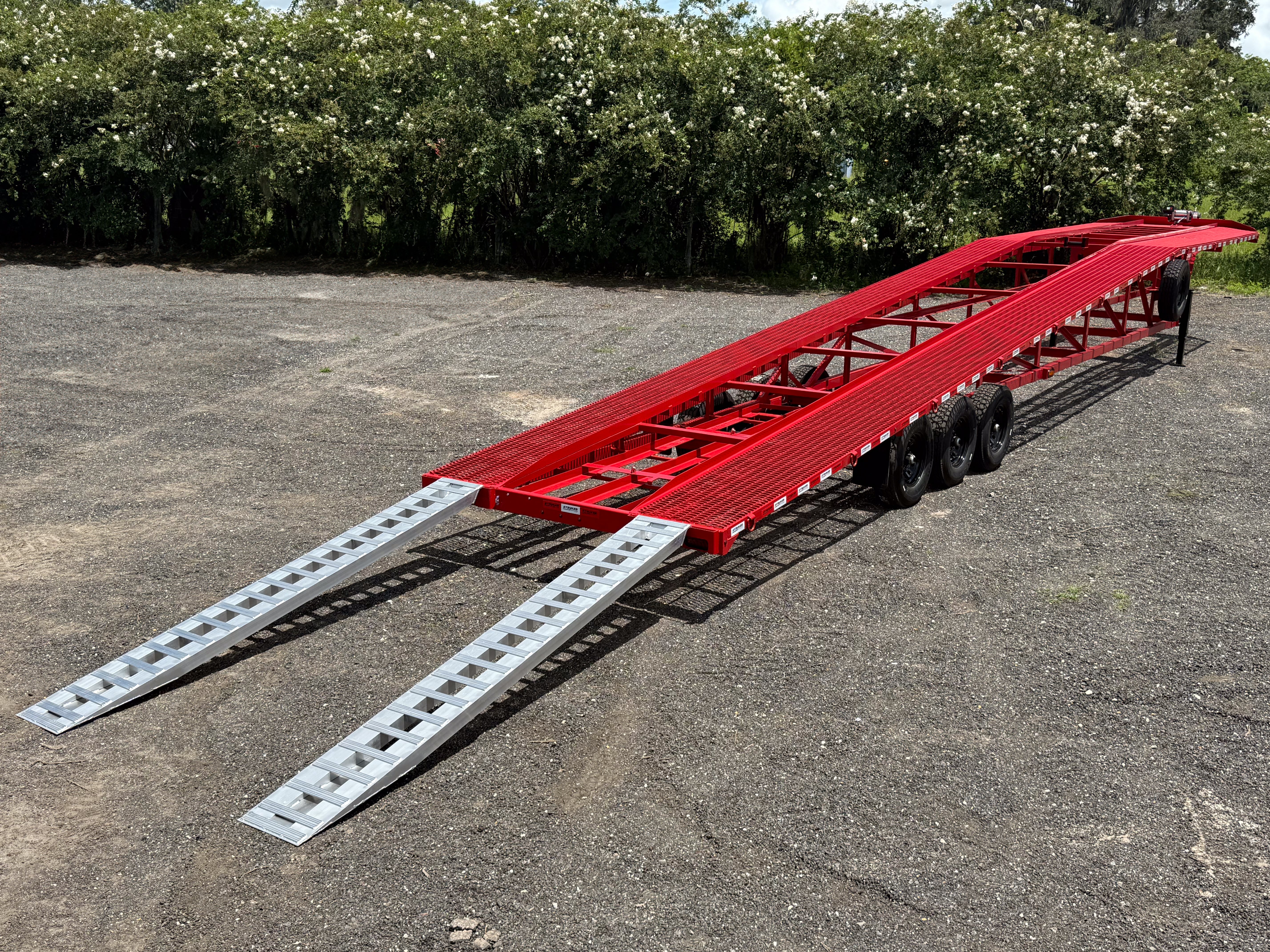 Stryker 50' Wedge 3 Car Hauler (3) 7k axles w/ winch - De-rated 12k GVWR - Image 9